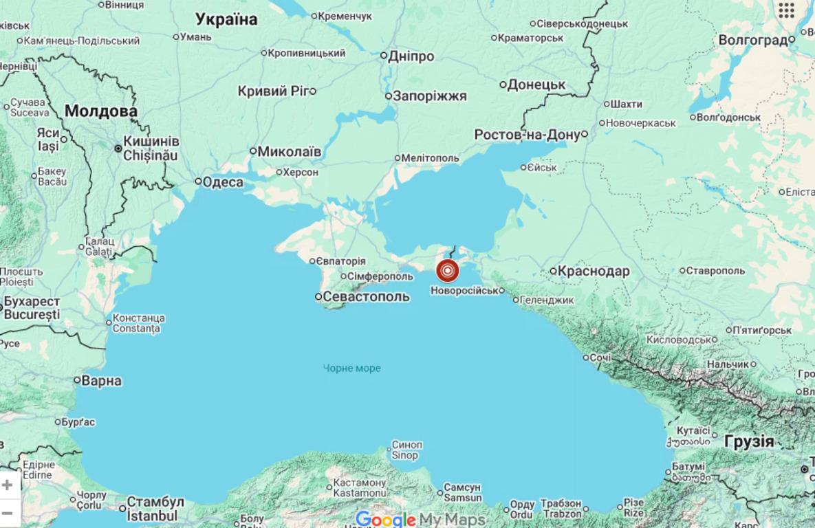 Біля узбережжя Криму стався землетрус (карта)