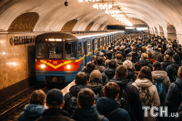 Шалені натовпи в метро і виламані двері: що відбувається в підземці