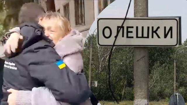 Зі сльозами на очах та безмежною вдячністю: як жителі Олешок зустрічають українську делегацію