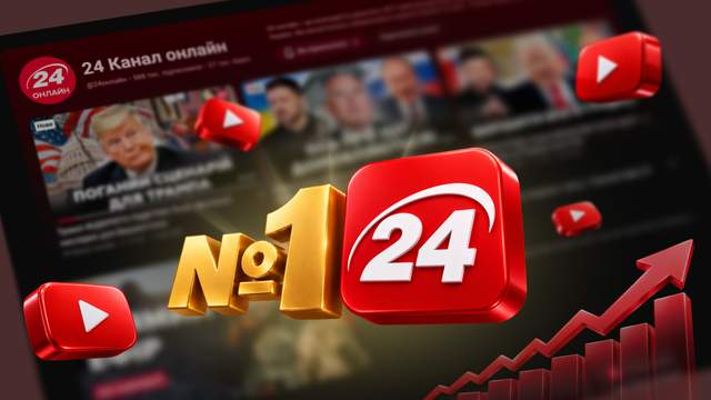 24 Канал очолив рейтинг новинного ютубу за третій квартал 2026 року